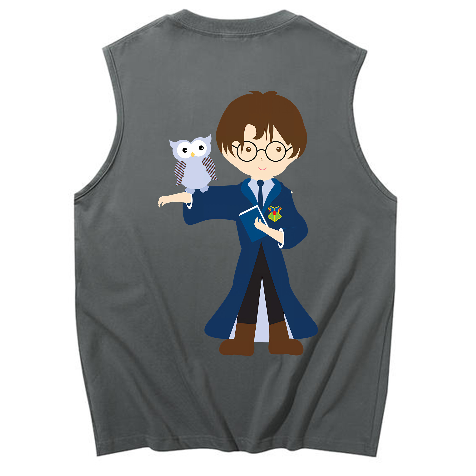 （画像用） Harry Potter ハリー・ポッターシリーズ コットン100％タンクトップ（背面プリント）